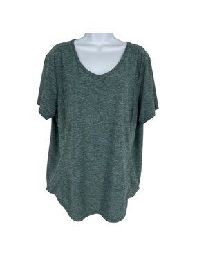 Duluth Trading Co Women's Armachillo Short Sleeve V-Neck T-Shirt Size 2XL